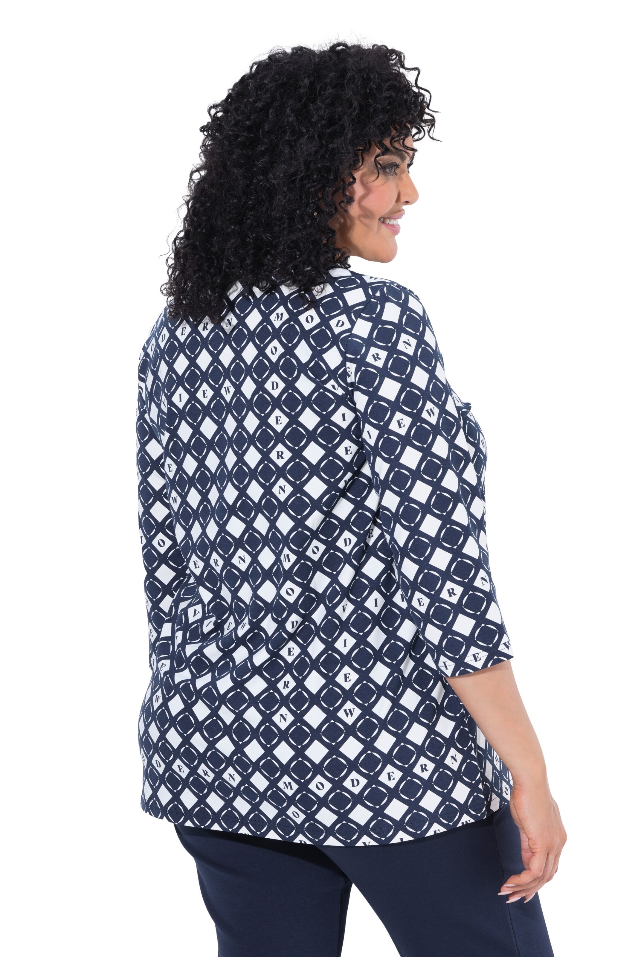 Ulla Popken Shirt in Blau