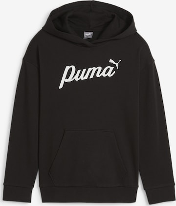 PUMA Sweatshirt 'ESS' in Zwart: voorkant