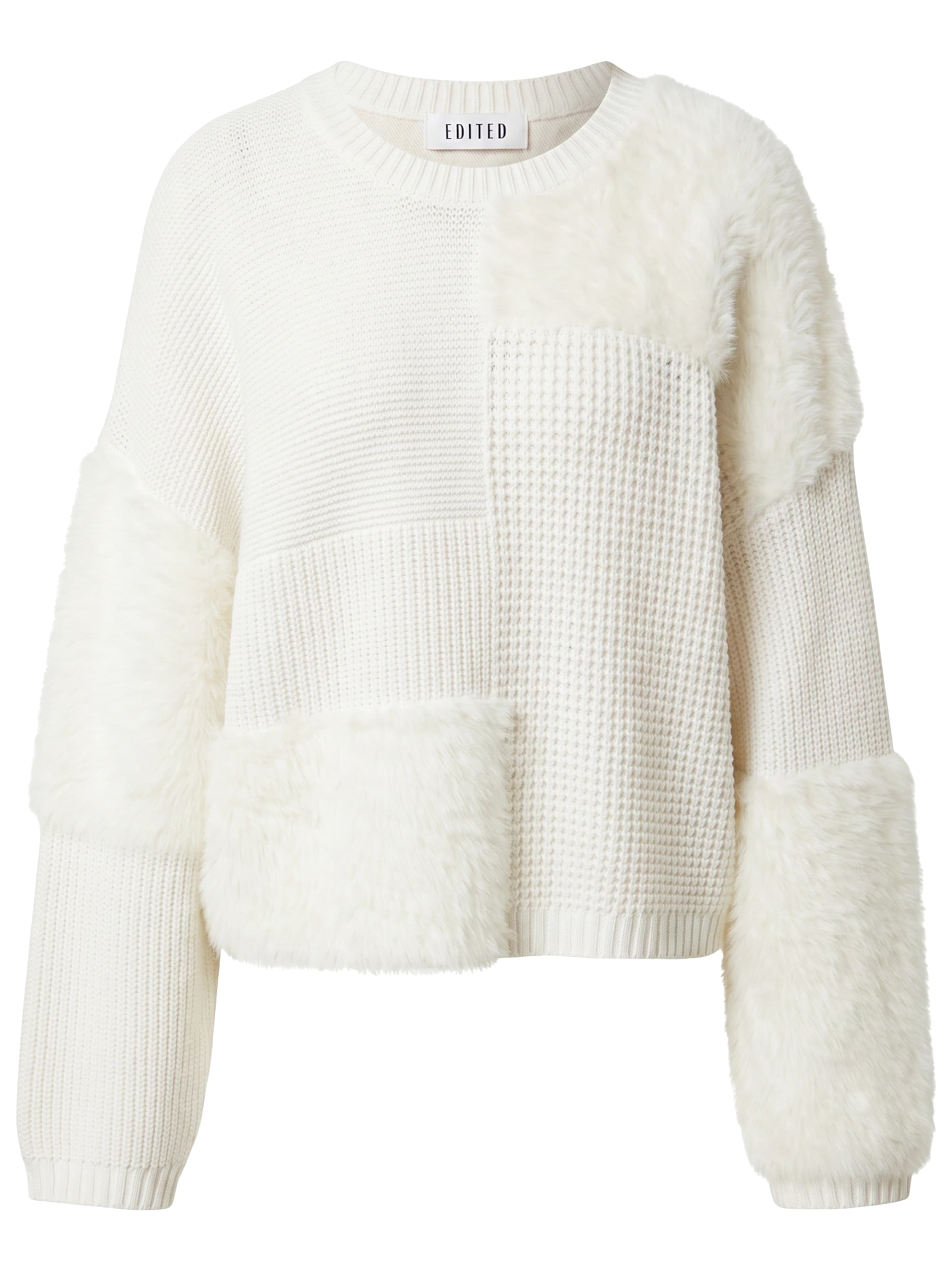 Pull-over 'Cara' EDITED en beige : devant