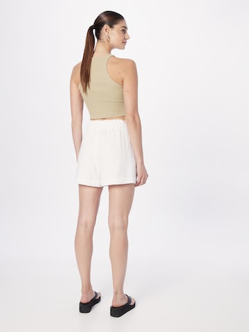 Lindex Normalny krój Spodnie 'Meg' w kolorze biały