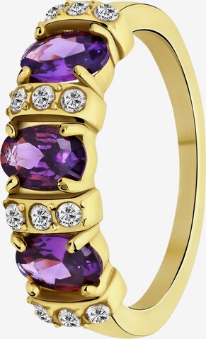 Lucardi Ring in Gold: front