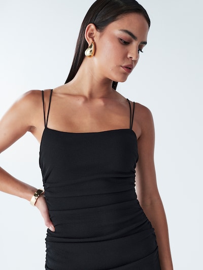 BWLDR Mekko 'RYETTE MIDI DRESS' värissä musta, Tuotenäkymä