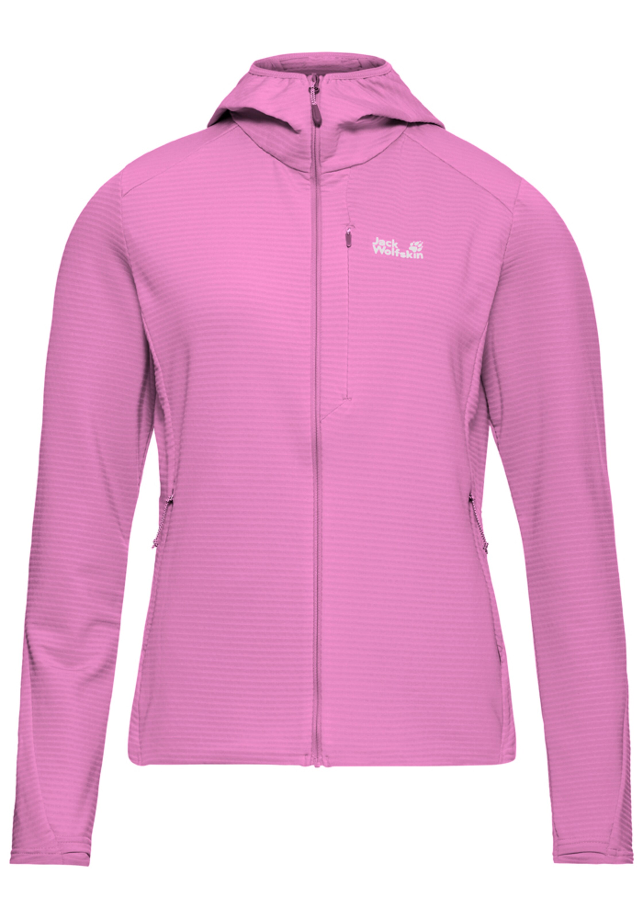 JACK WOLFSKIN Funktionsfleecejacke 'Litestride' in Lila: Vorderseite