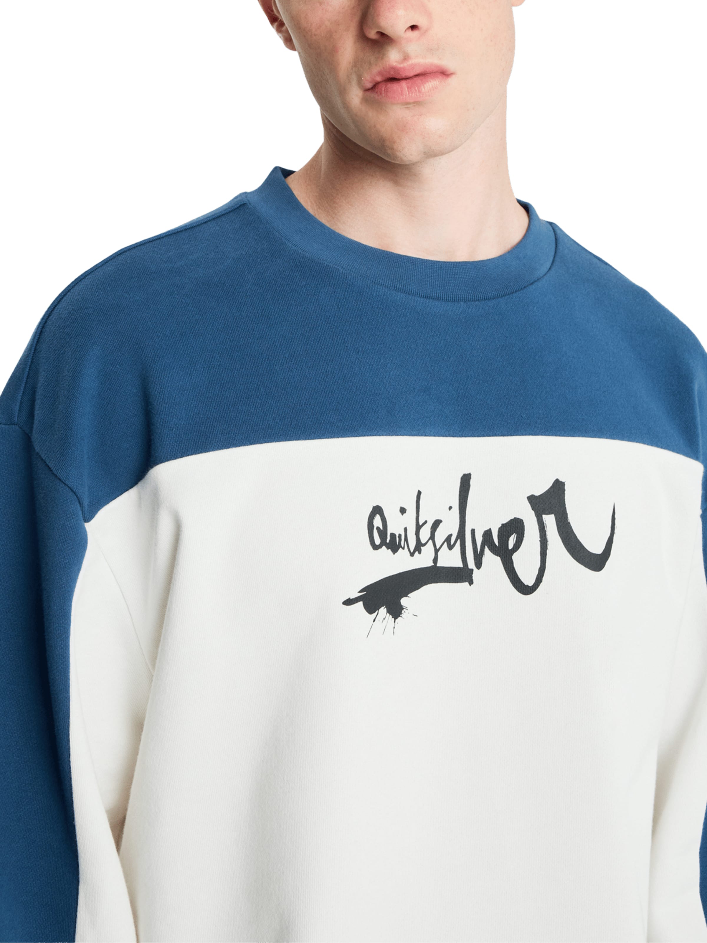 QUIKSILVER Sweatshirt 'YG Factor' in White