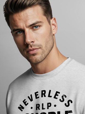 Neverless Sweatshirt 'Schorle' in Grey