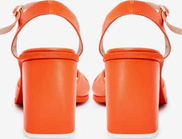 CESARE GASPARI Sandale in Orange