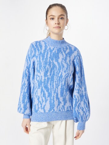 KAREN BY SIMONSEN Sweter 'Gigi' w kolorze niebieski: przód