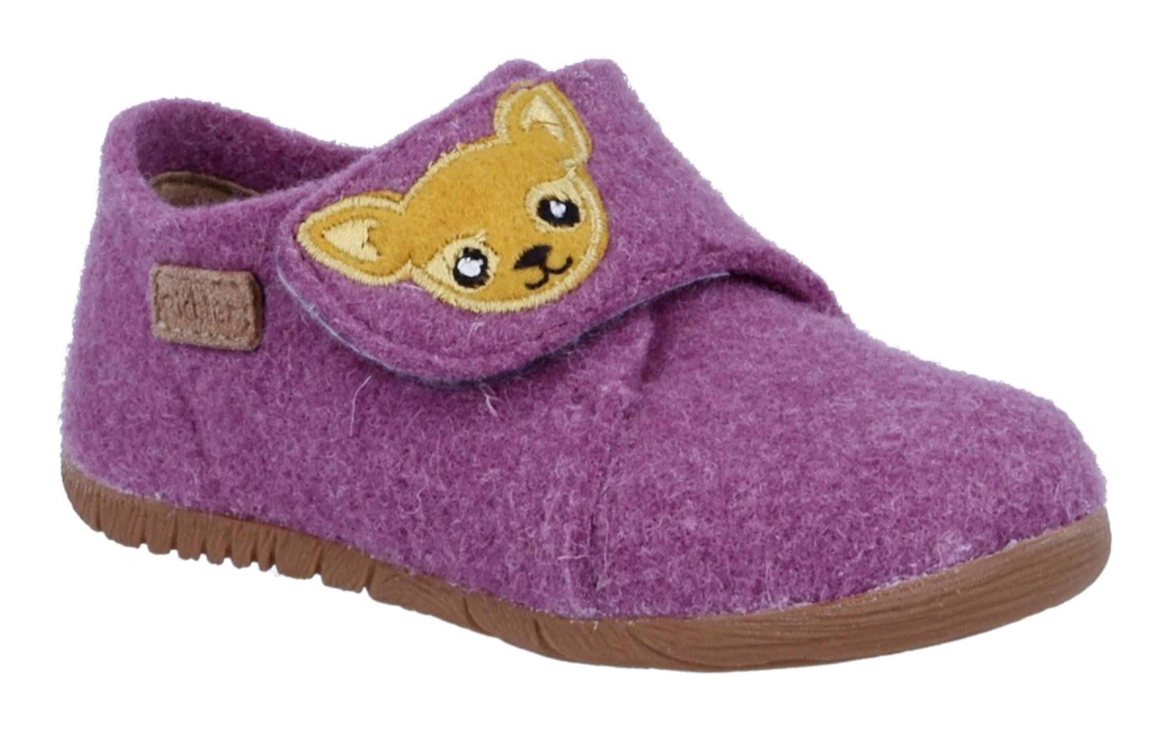Richter Schuhe Hausschuh in Lila: Vorderseite