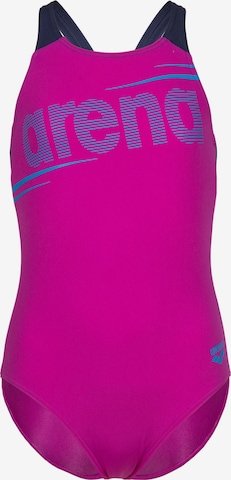 ARENA Badeanzug in Pink: Vorderseite