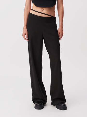 LeGer by Lena Gercke - Loosefit Pantalón 'Hedda' en negro: frente