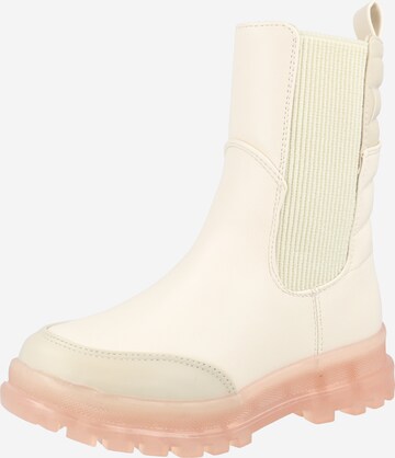 Bottes River Island en beige : devant