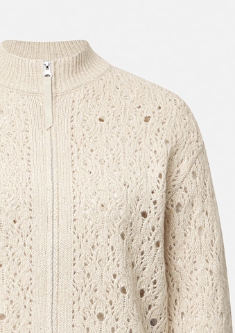 COMMA Strickjacke in Beige