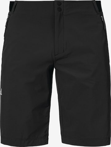 Schöffel Regular Shorts ' Hiking Shorts Style Blaustein MNS ' in Schwarz: Vorderseite