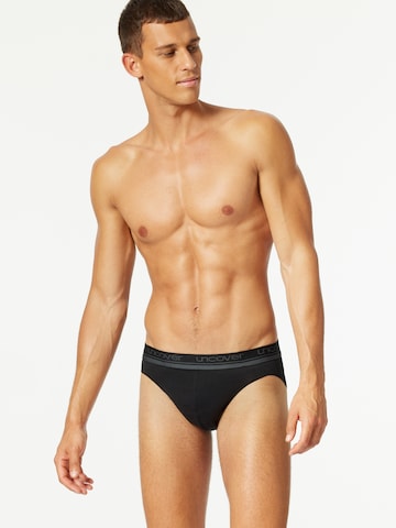 uncover by SCHIESSER Panty in Black: front