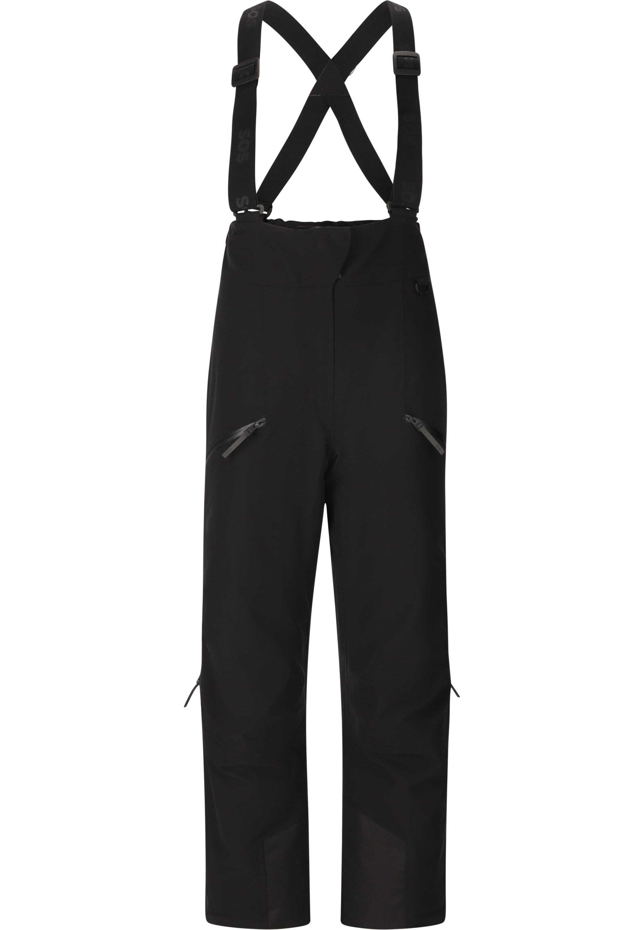 SOS Regular Skihose 'Cosmos' in Schwarz: Vorderseite