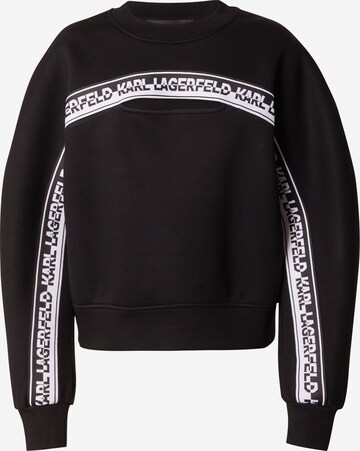 Karl Lagerfeld Sweatshirt in Zwart: voorkant