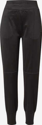 Pantaloni 'KARIN' de la GUESS pe negru: față