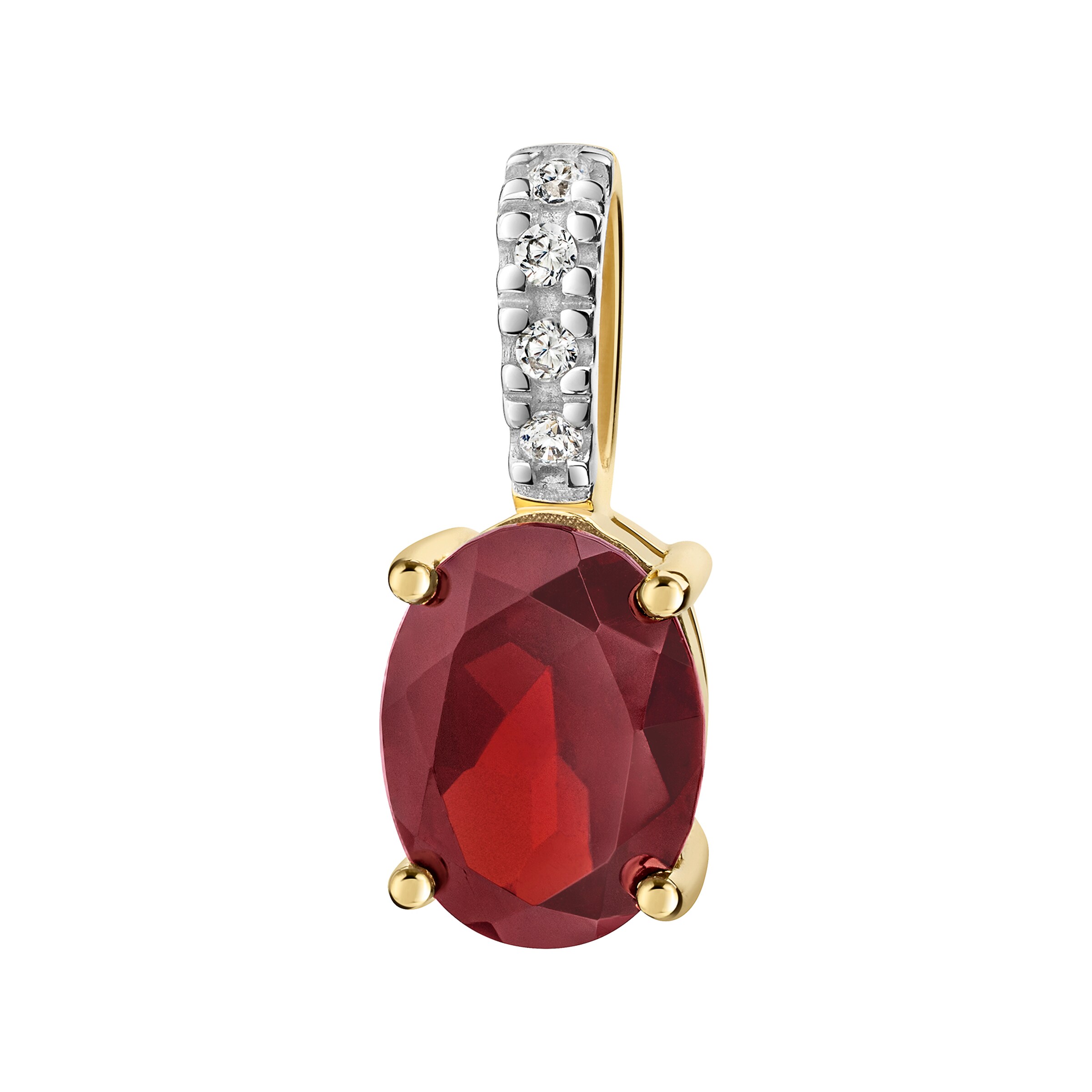 FIRETTI Pendant in Red: front