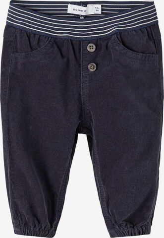 Effilé Pantalon 'Bob' NAME IT en bleu : devant