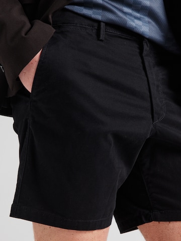 GAP Regular Chino trousers 'ESSENTIAL' in Black