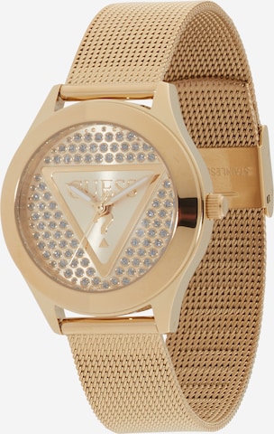 GUESS Analoginen kello 'GLITZ PLAQUE' värissä kulta: etupuoli