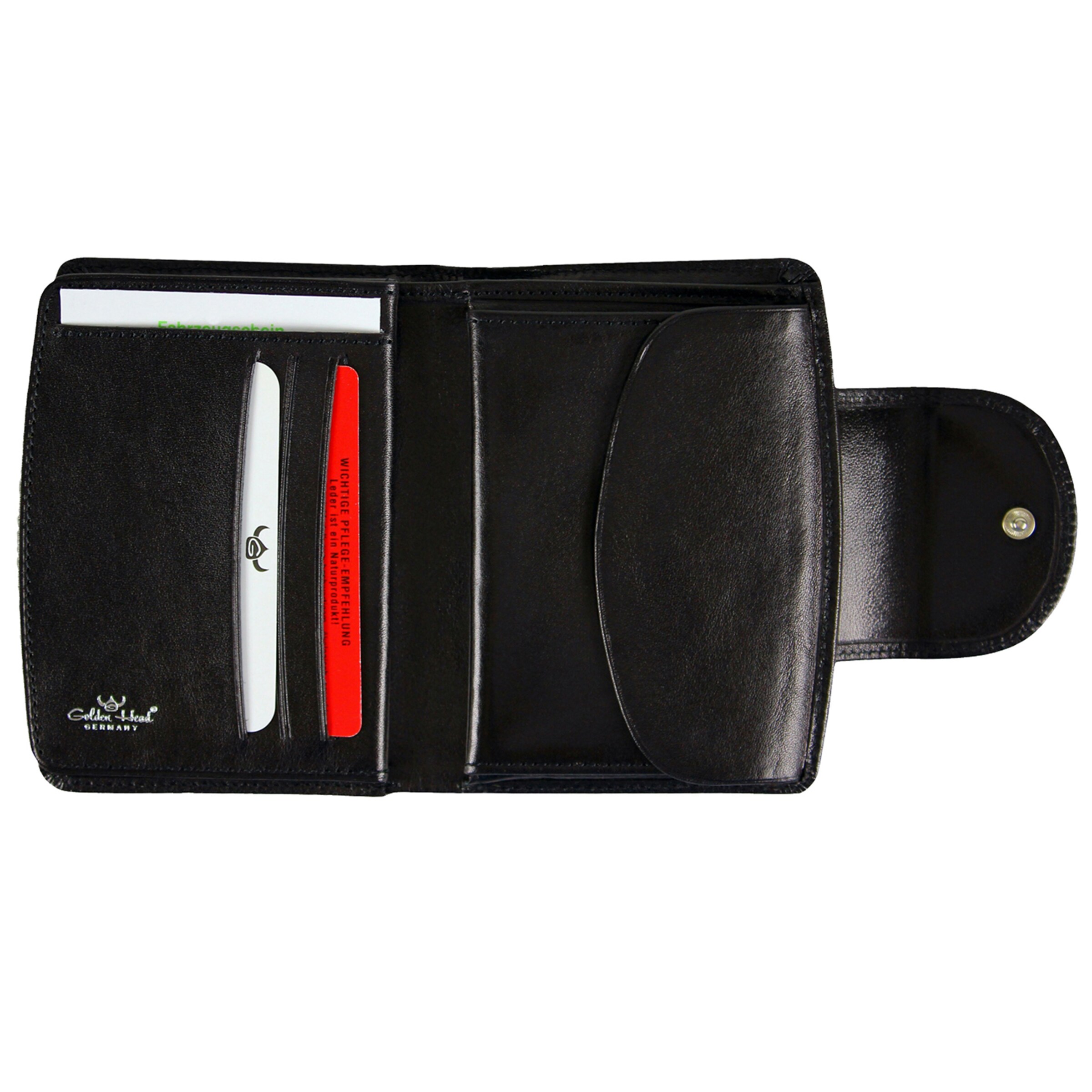 GOLDEN HEAD Portemonnaie 'Colorado' in Schwarz