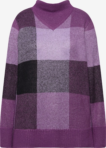 Ulla Popken Pullover in Lila: Vorderseite