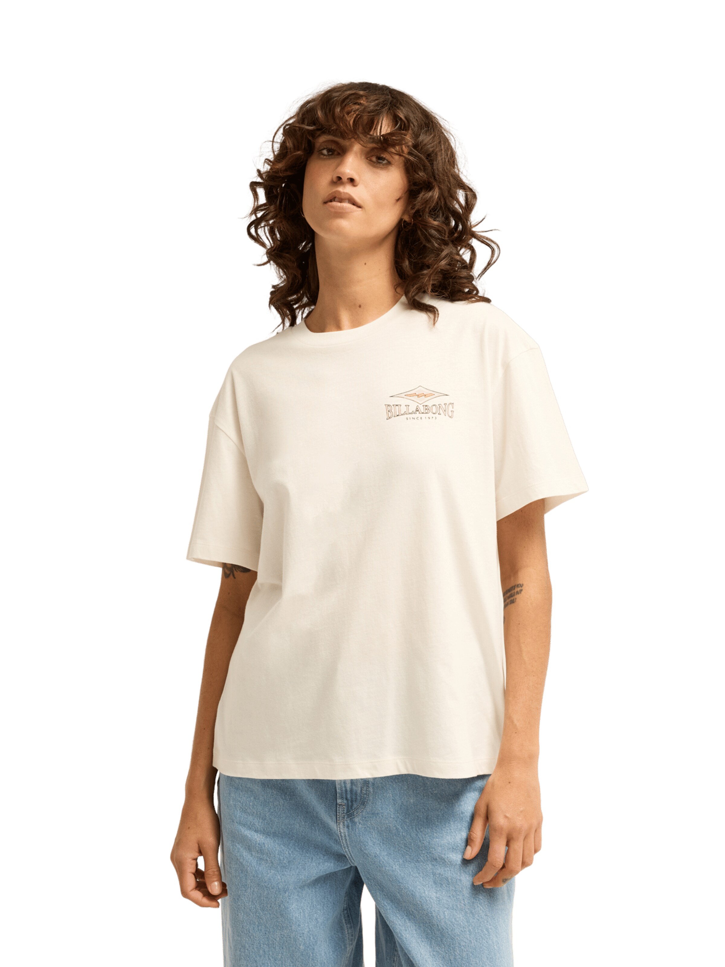 BILLABONG Shirt 'Heritage Backer' in Beige: front
