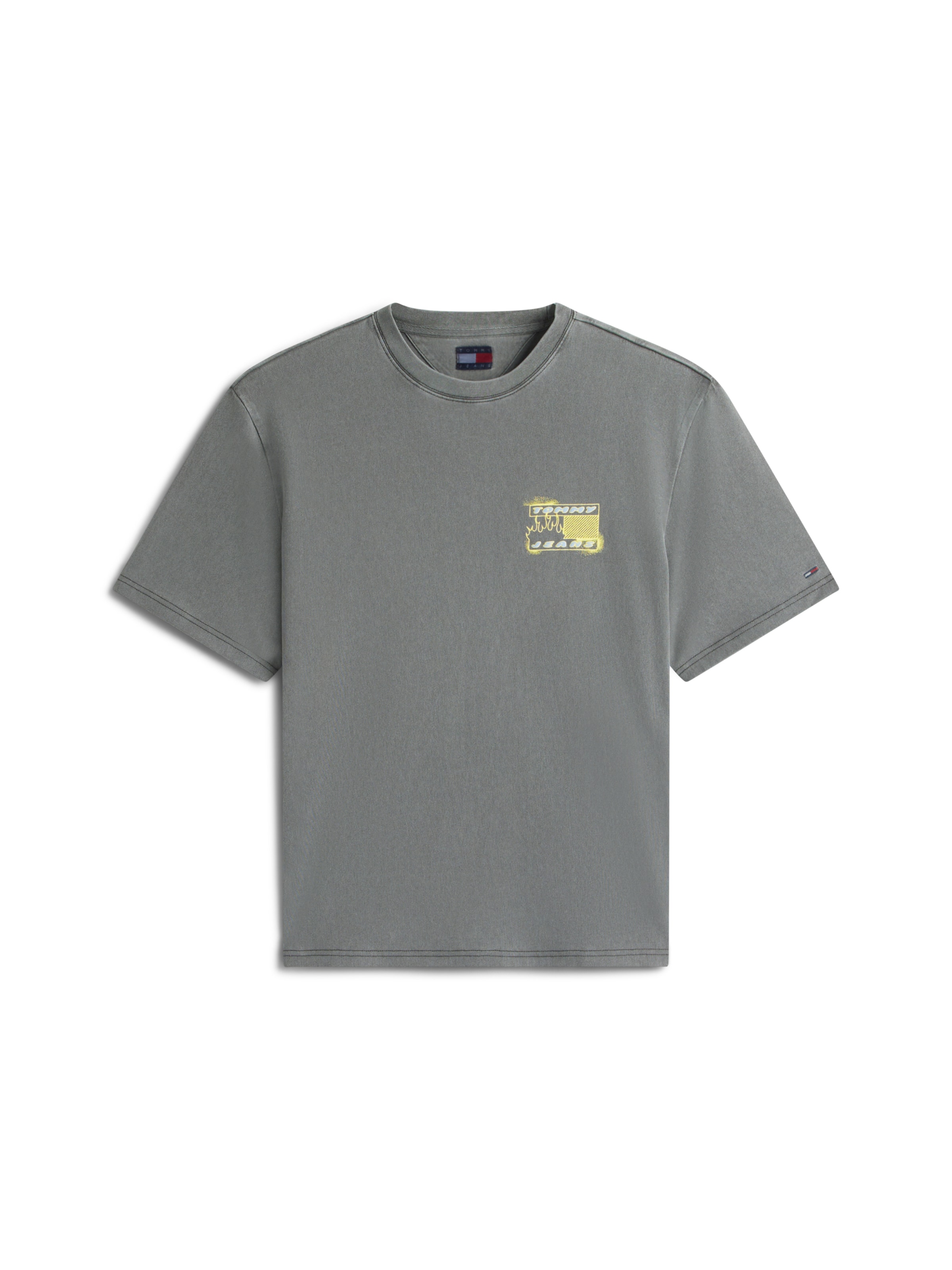 Tommy Jeans Shirt in Grey: front
