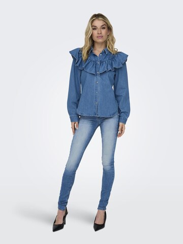 ONLYSlimfit Traperice - plava boja