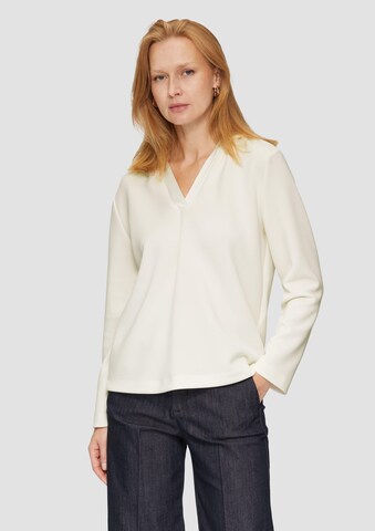 s.Oliver BLACK LABEL Shirt in Beige: voorkant