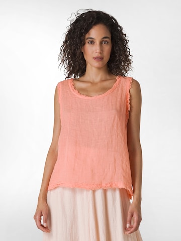 DEHA Top in Orange: Vorderseite