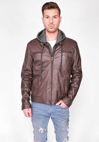 MUSTANG Between-Season Jacket ' Foster ' in Brown: front