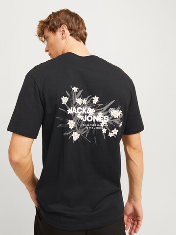 JACK & JONES Μπλουζάκι 'JJHAWAII' σε μαύρο: μπροστά