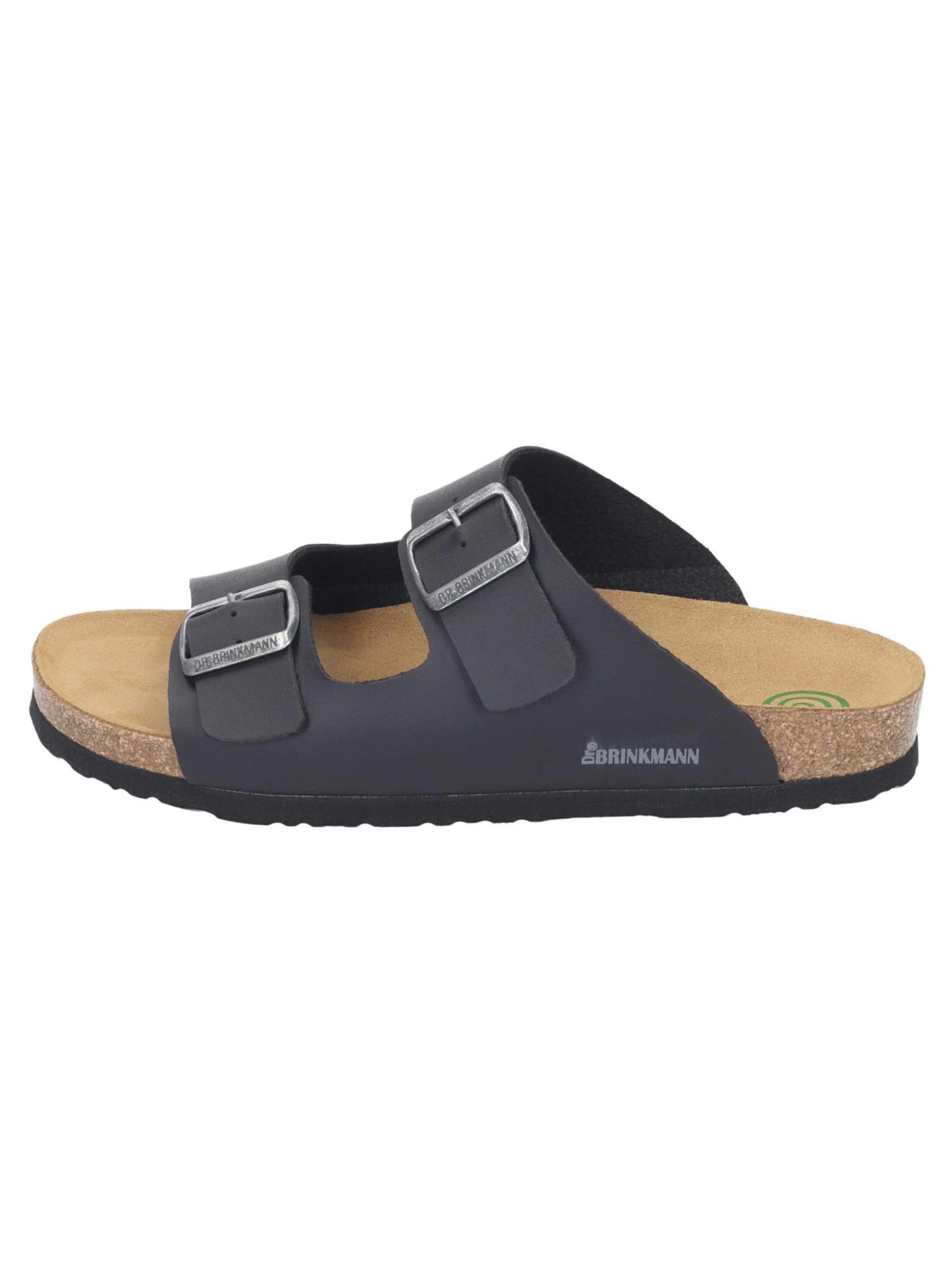 DR. BRINKMANN Mules 'Bonillo' in Black: front