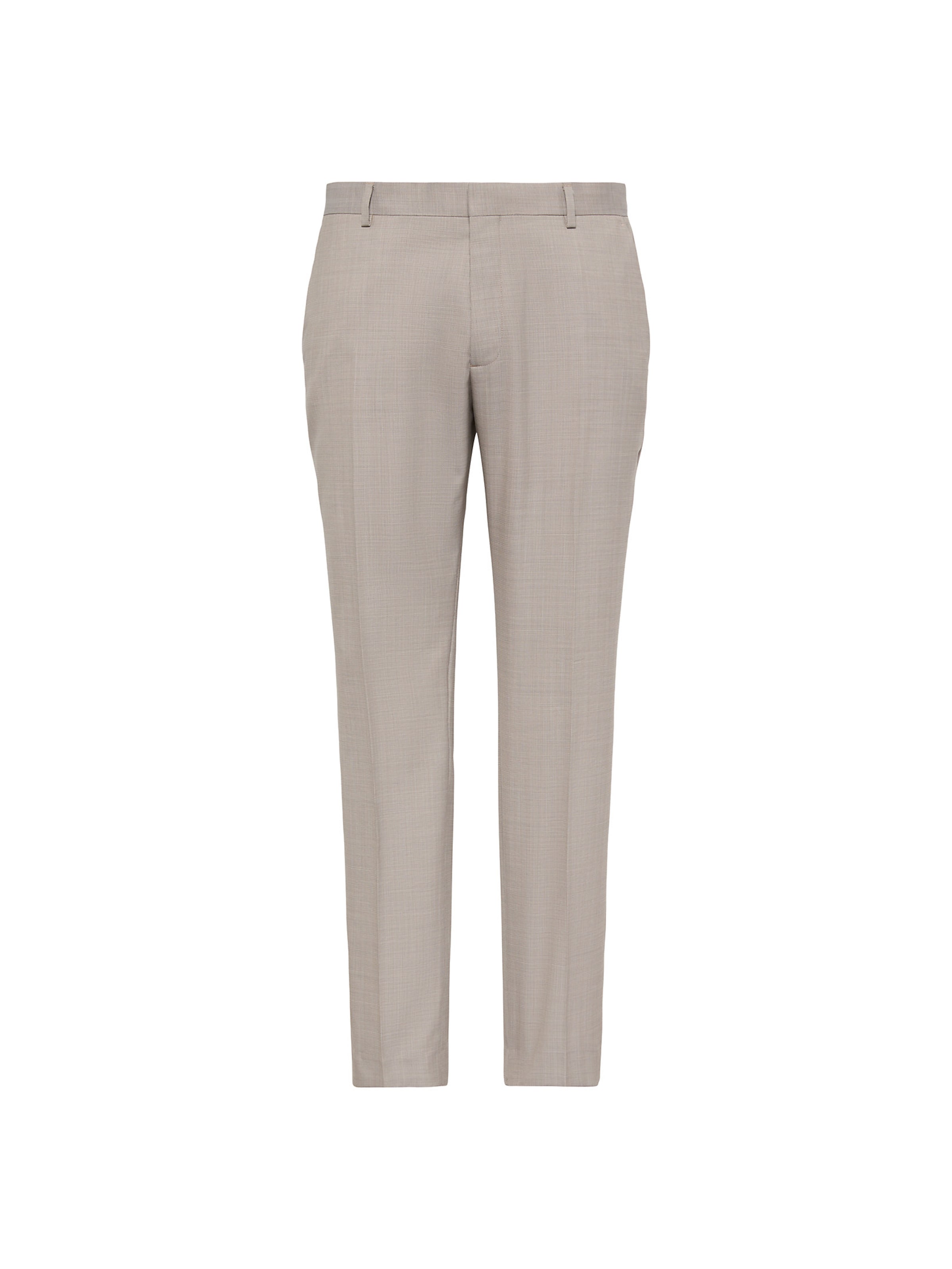 Calvin Klein Slimfit Pantalon in Beige: voorkant