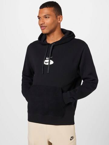 Nike Sportswear - Sudadera 'Swoosh League' en negro: frente