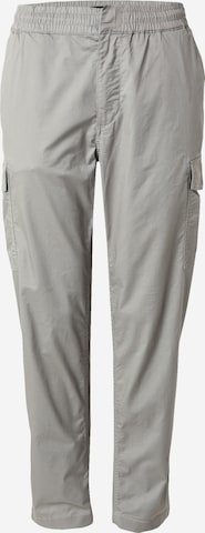 REPLAY Klapptaskutega püksid, värv hall: eest vaates