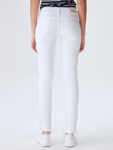 Slimfit Jeans 'Molly' di LTB in bianco