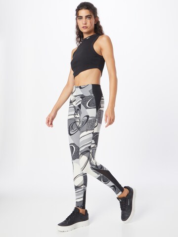 Reebok Skinny Sportbroek 'Lux Perform' in Zwart