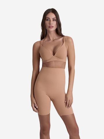 Bye Bra Shapinghose 'Sculpting High Waist Short' in Beige: Vorderseite