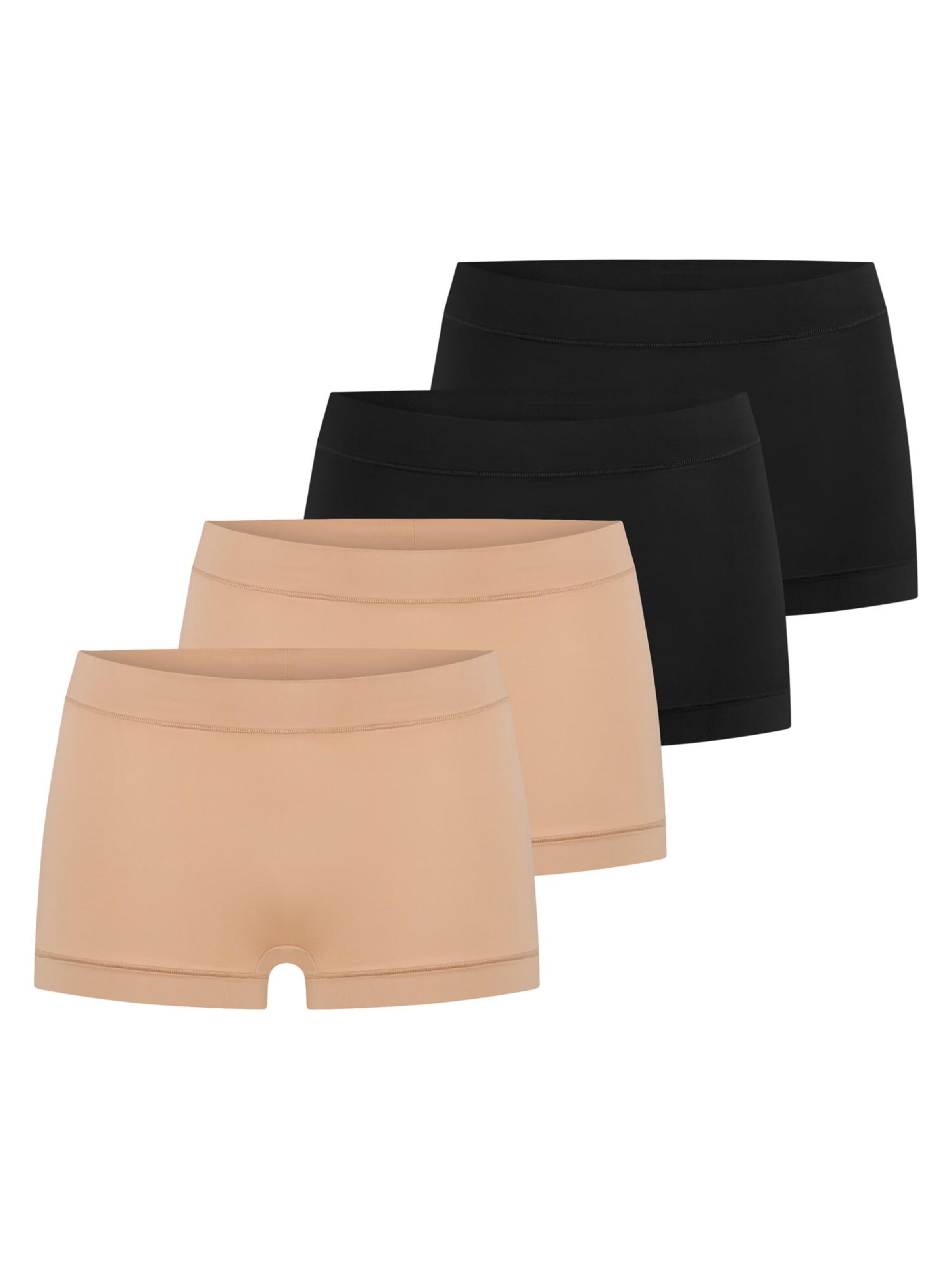 SCHIESSER Boyshorts 'Unique Micro' in Brown: front