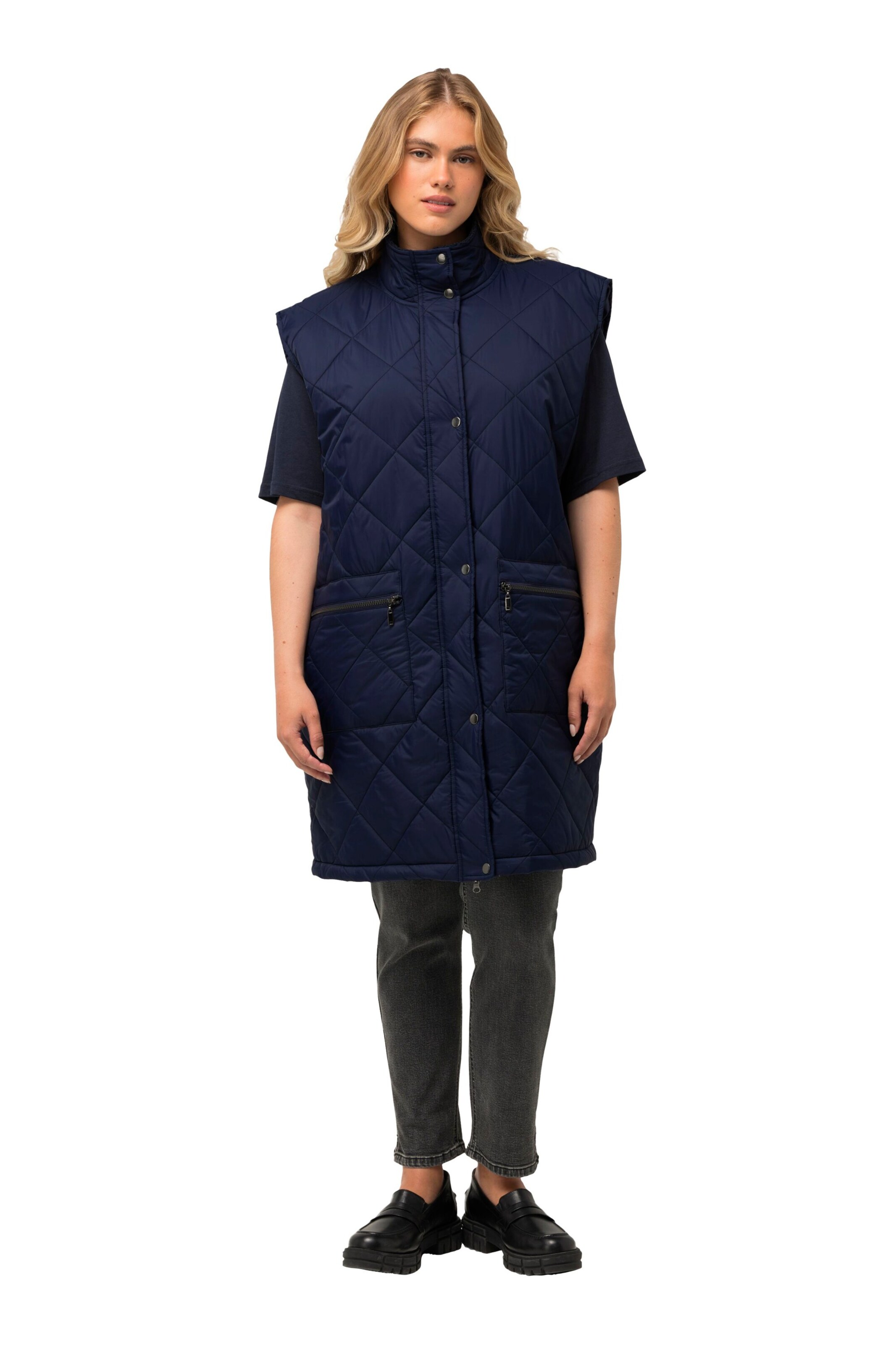 Ulla Popken Weste in Blau