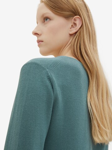 TOM TAILOR Sweater in Green