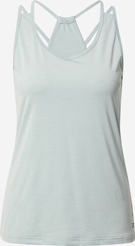 Sport top de la Reebok pe gri: față