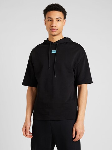 Sweat-shirt 'Dresley232' HUGO en noir : devant