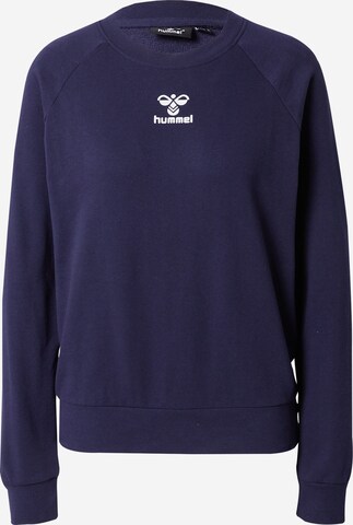 Sweat de sport Hummel en bleu : devant