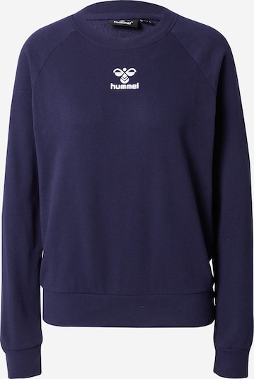 Hummel Sportief sweatshirt in de kleur Navy / Wit, Productweergave