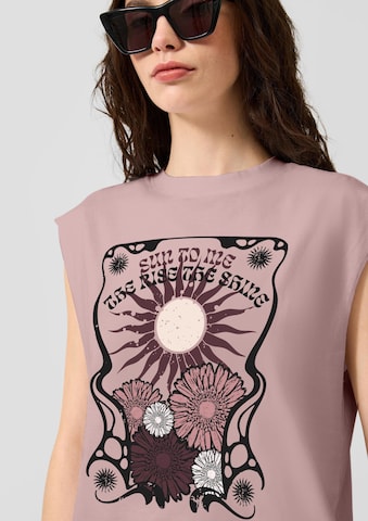 T-shirt QS en rose