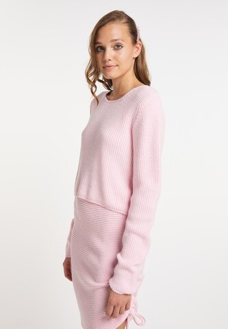 Pull-over myMo at night en rose : devant